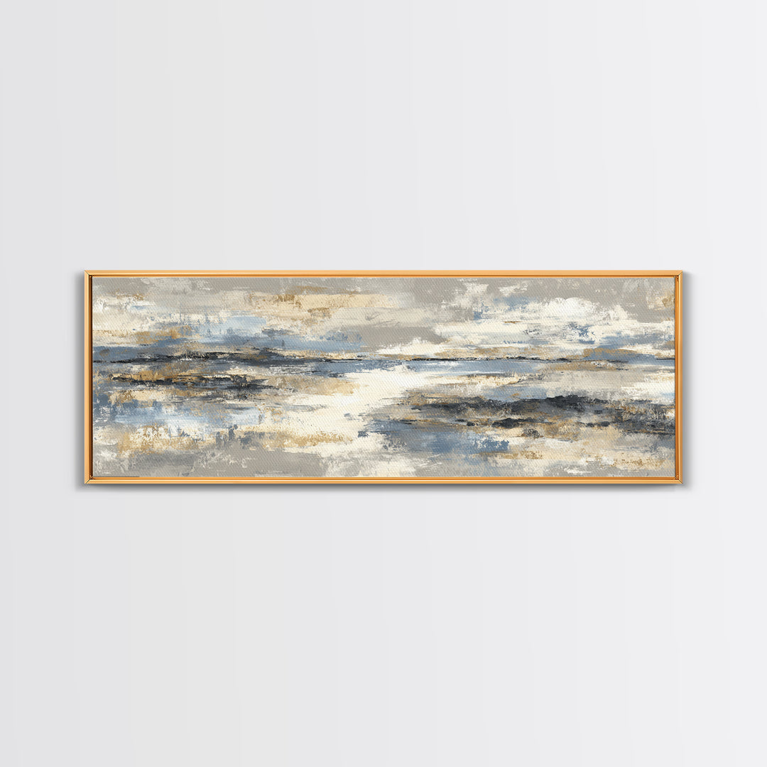 Minimal Stone Shapes Canvas Print, Master Bedroom, Bedroom Decor, Abstract Art, Sanctuary, Minimalist Wall Art, MAS-3x1-80