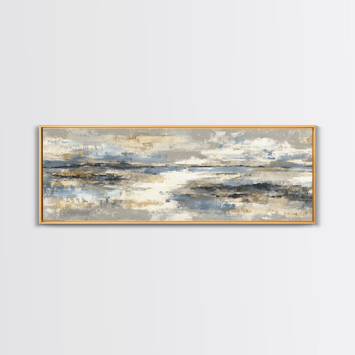 Minimal Stone Shapes Canvas Print, Master Bedroom, Bedroom Decor, Abstract Art, Sanctuary, Minimalist Wall Art, MAS-3x1-80