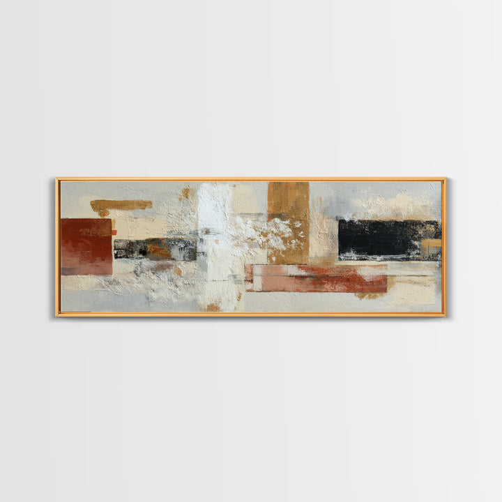 Soft Abstract Linen Texture Canvas Print, Master Bedroom, Bedroom Decor, Abstract Art, Sanctuary, Bedroom Prints, MAS-3x1-91