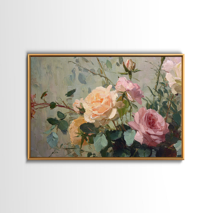 Warm Candlelit Still Life Framed Canvas Print, Master Bedroom, Living Room Prints, Bedroom Decor, Fine Art, Sanctuary, MAS-3x2-28