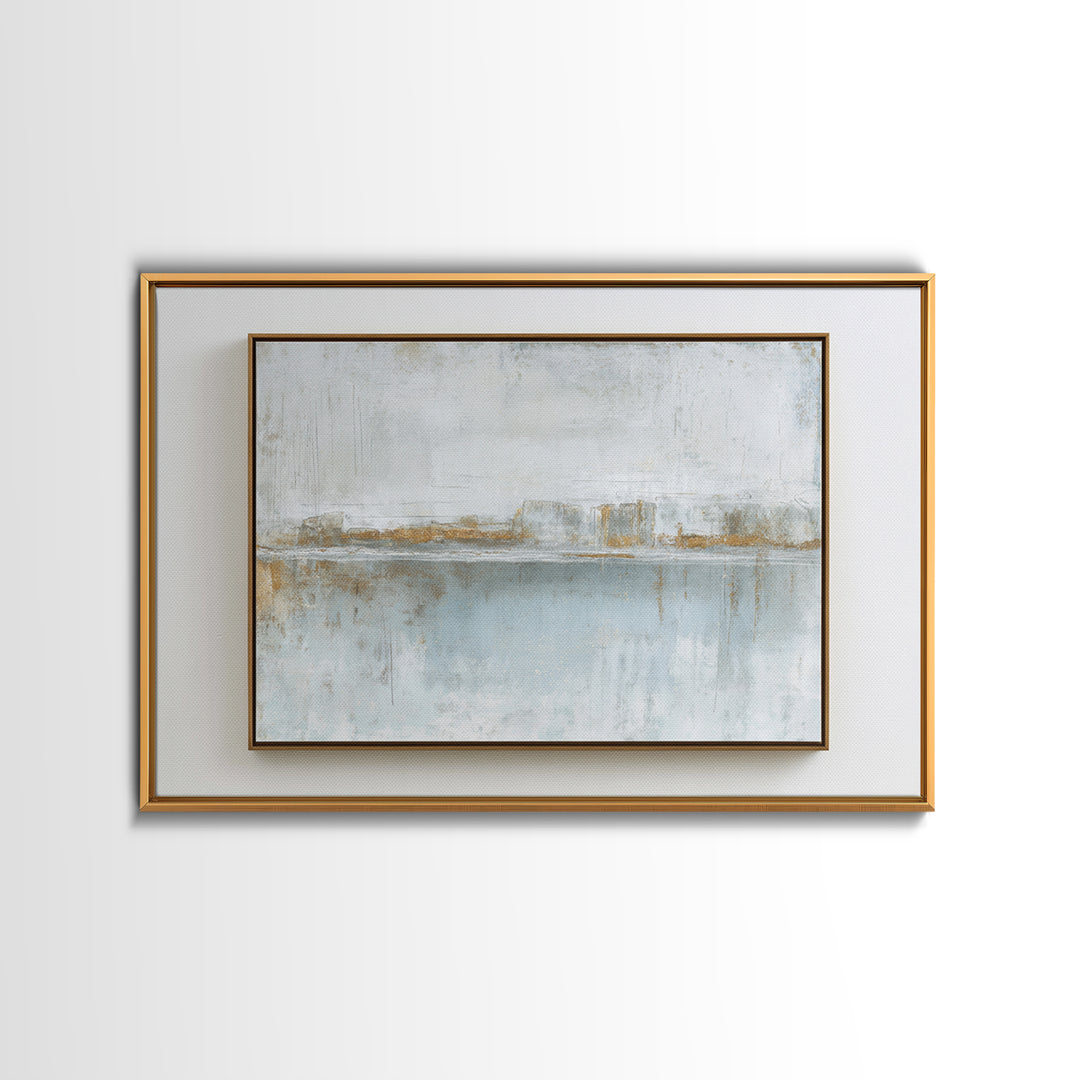 Minimal Two Figure Line Drawing Framed Canvas Print, Master Bedroom, Fine Art Print, Bedroom Decor, Oil Painting, Sanctuary, MAS-3x2-81