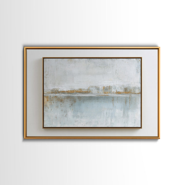 Minimal Two Figure Line Drawing Framed Canvas Print, Master Bedroom, Fine Art Print, Bedroom Decor, Oil Painting, Sanctuary, MAS-3x2-81