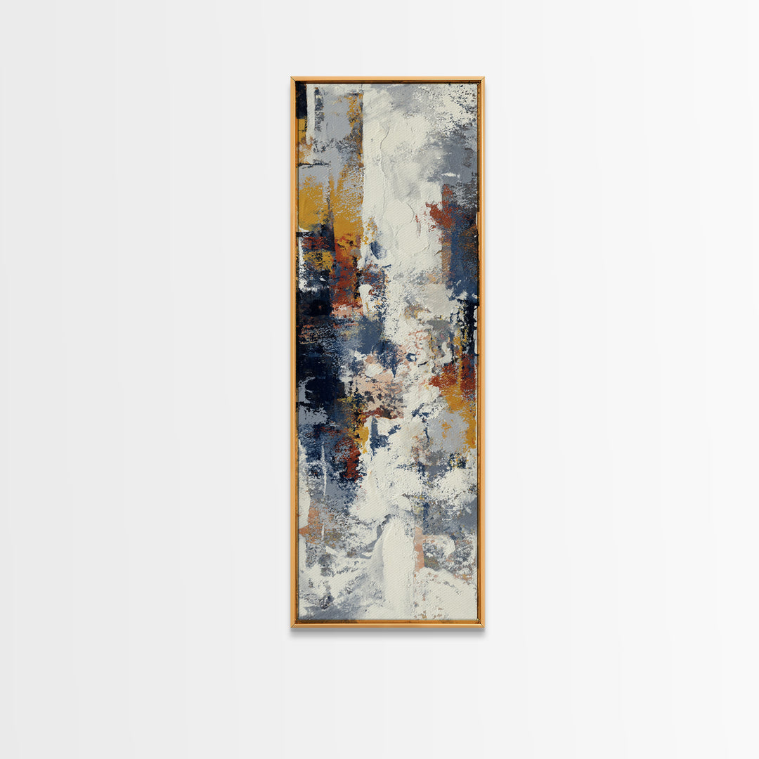 Chaotic Joyful Abstract Canvas Print, Maximalist Art, Retro Wall Art, Living Room Decor, Abstract Art, Maximal, MAX-1x3-10