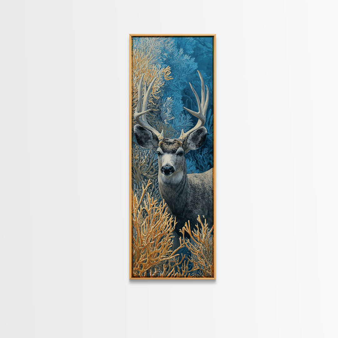 Wild Coral Reef Canvas Print, Maximalist Art, Fine Art Print, Living Room Decor, Fine Art, Maximal, Digital Prints, Art Prints, MAX-1x3-5