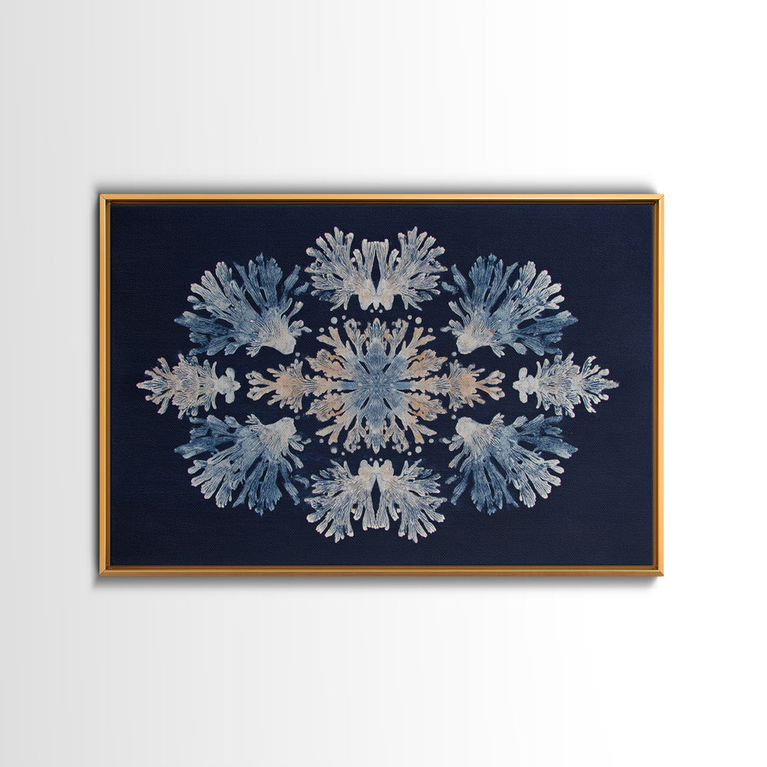 Bohemian Textile Pattern Framed Canvas Print, Maximalist Art, Playroom Decor, Living Room Decor, Maximal, Luxury Decor, MAX-3x2-24