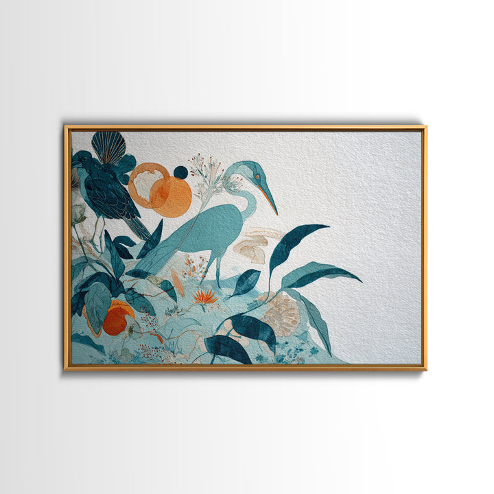 Wild Coral Reef Framed Canvas Print, Maximalist Art, Gallery Decor, Living Room Decor, Fine Art, Maximal, Wall Art, Home Decor, MAX-3x2-45