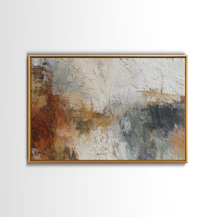 Chaotic Joyful Abstract Framed Canvas Print, Maximalist Art, Unique Wall Art, Living Room Decor, Maximal, Fine Art Print, MAX-3x2-50