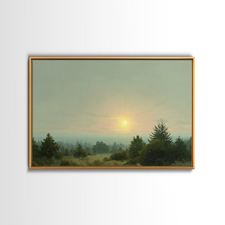 Eclectic Checkerboard Landscape Canvas Print, Maximalist Art, Moody Wall Art, Living Room Decor, Fine Art, Maximal, MAX-3x2-57