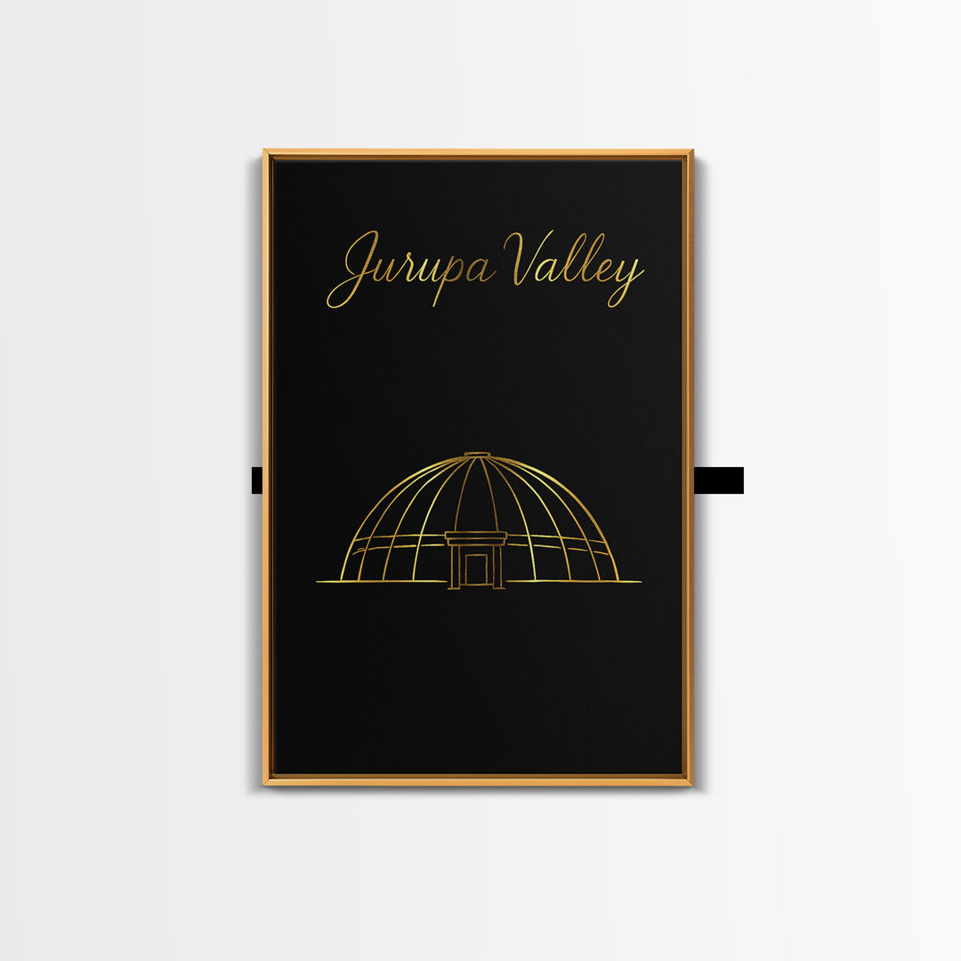 Jurupa Valley California Travel Poster, Canvas Print, Dark Minimalist Wall Art, Jurupa Valley City Art, Home Office Decor, Travel Wall Art