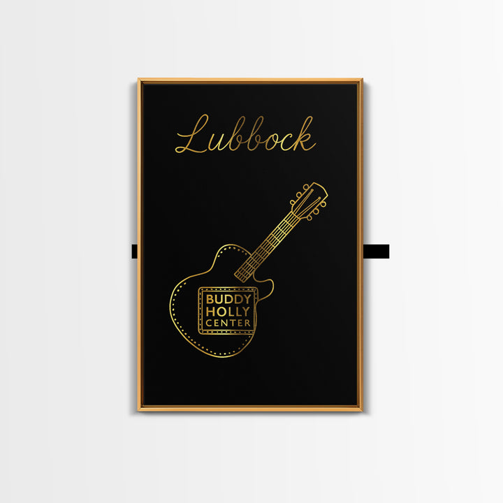 Lubbock Texas Travel Poster, Canvas Print, Dark Minimalist Wall Art, Lubbock City Art, Travel Poster Set, Vintage City Art, Retro Poster
