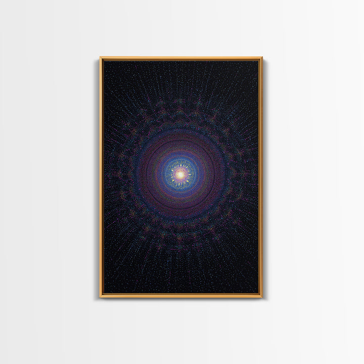 Purple Spiral Galaxy Wall Art, Modern Abstract Art Print, Space Abstract Art, Cosmic Retro Decor, Digital Canvas Print Poster