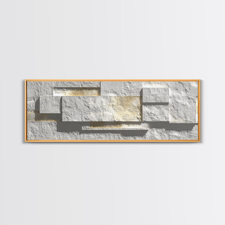 White Textured Relief Geometry Wall Art, Minimalist Modern Abstract Print, Gold Neutral Decor, Elegant Home Office Artwork
