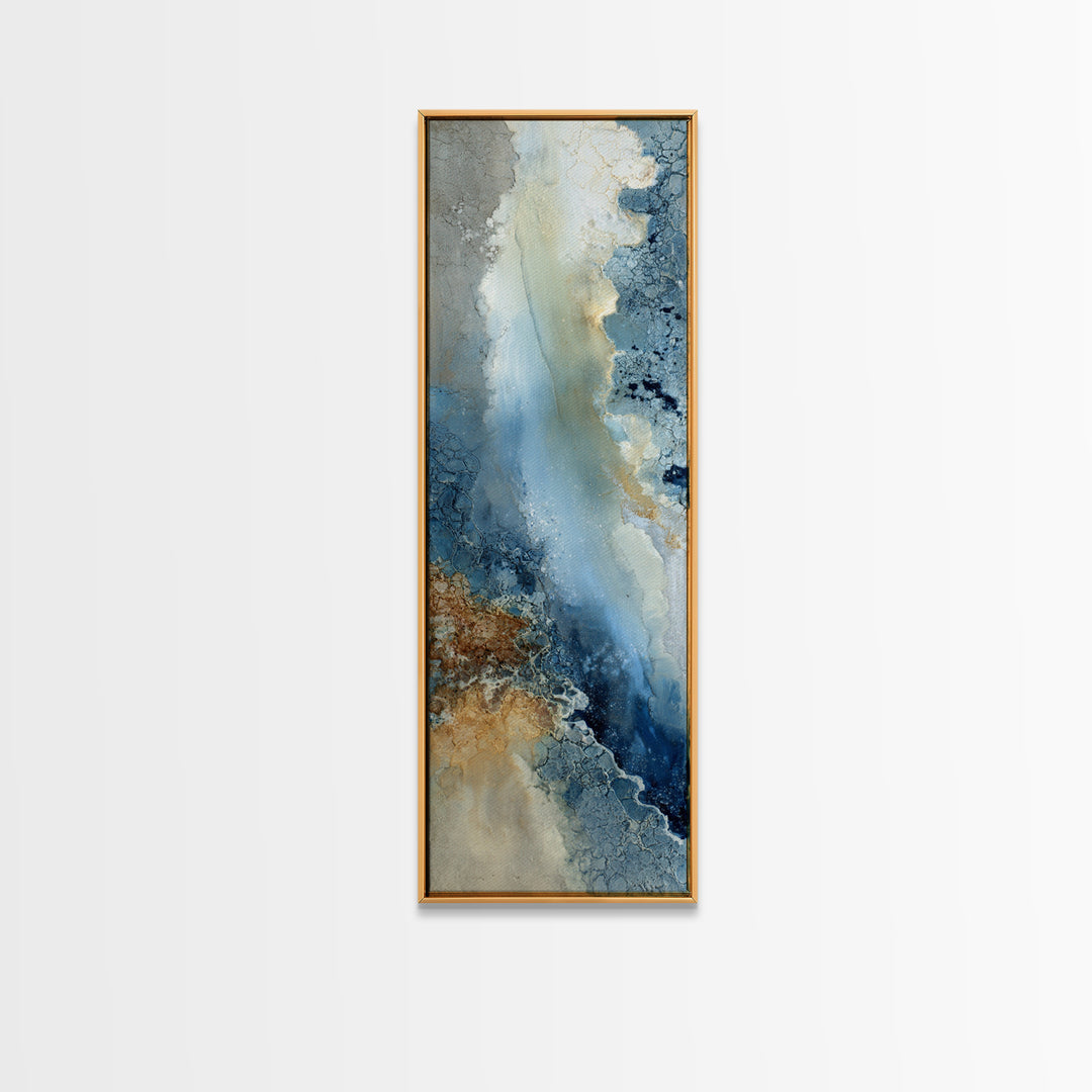 Angelic Light Rays Through Abstract Clouds Canvas Print, Meditation Art, Psychedelic Art, Living Room Decor, Stillness, MED-1x3-34