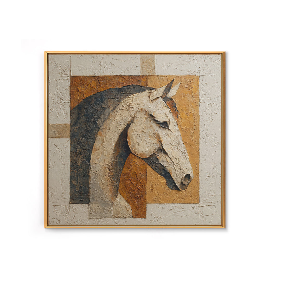 Minimal Horse Contour Canvas Print, Minimalist Art, Living Room Decor, Fine Art, Minimal, Modern Decor, Fine Art Print, MIN-1x1-18