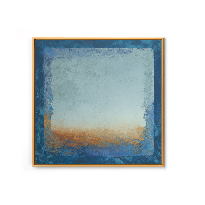 Simple Blue Horizon Canvas Print, Minimalist Art, Modern Art, Living Room Decor, Fine Art, Minimal, Minimalist Decor, MIN-1x1-54