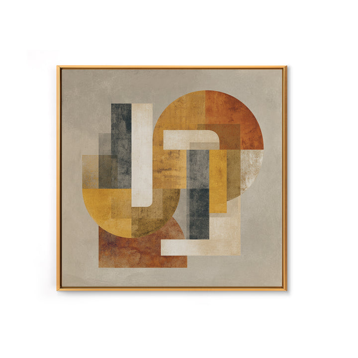 Two Overlapping Organic Shapes Canvas Print, Minimalist Art, Room Decor, Living Room Decor, Abstract Art, Minimal, Art Print, MIN-1x1-91
