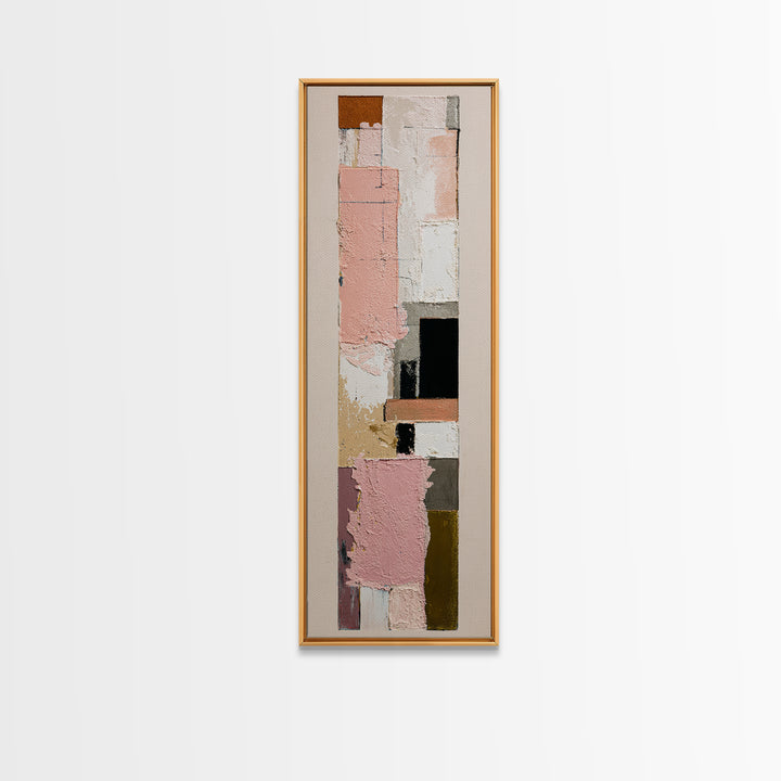 Minimal Horse Contour Framed Canvas Print, Minimalist Art, Modern Art, Living Room Decor, Oil Painting, Minimal, MIN-1x3-30
