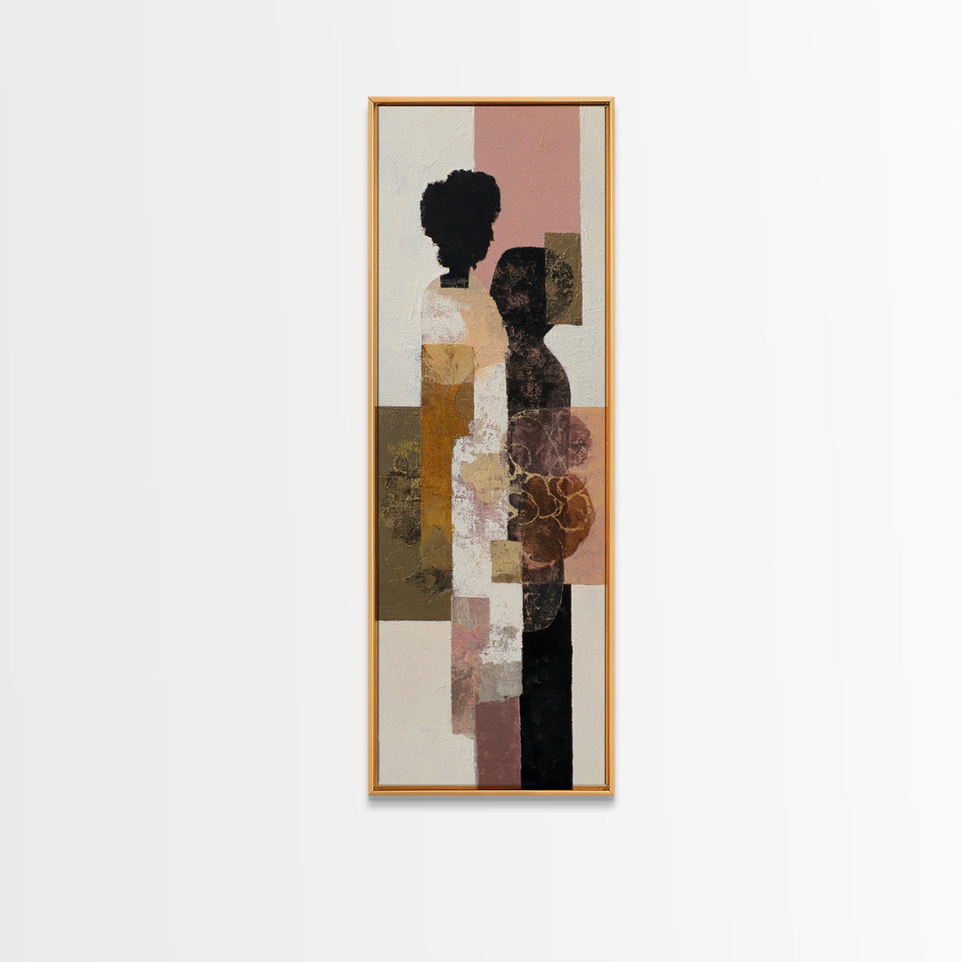 Small Black Bird Crossing White Space Canvas Print, Minimalist Art, Digital Print, Living Room Decor, Fine Art, Minimal, MIN-1x3-43