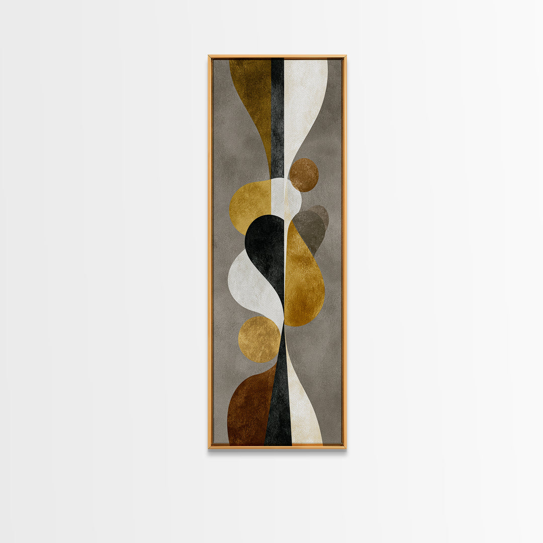 Two Overlapping Organic Shapes Canvas Print, Minimalist Art, Printables, Living Room Decor, Abstract Art, Minimal, MIN-1x3-7