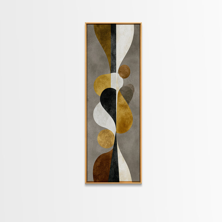 Two Overlapping Organic Shapes Canvas Print, Minimalist Art, Printables, Living Room Decor, Abstract Art, Minimal, MIN-1x3-7