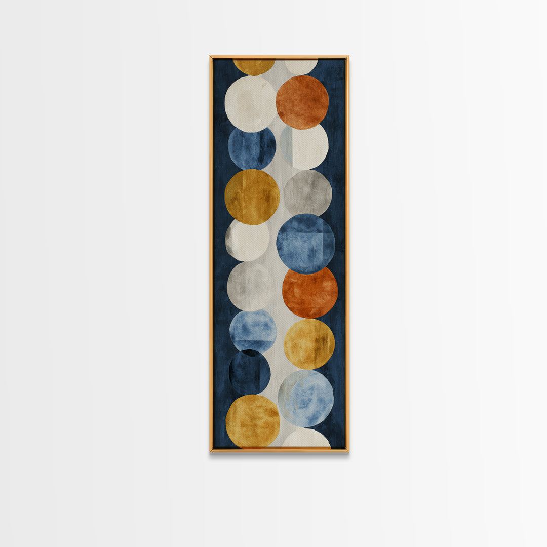 Single Brushstroke Circle Canvas Print, Minimalist Art, Boho Decor, Living Room Decor, Oil Painting, Minimal, Digital Prints, MIN-1x3-82