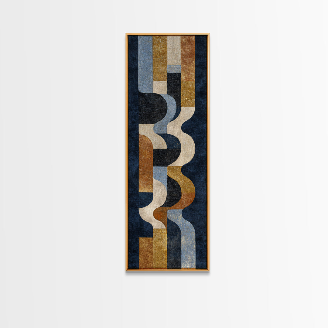 Minimal Abstract Wave Line Canvas Print, Minimalist Art, Boho Decor, Living Room Decor, Fine Art, Minimal, Digital Prints, MIN-1x3-97