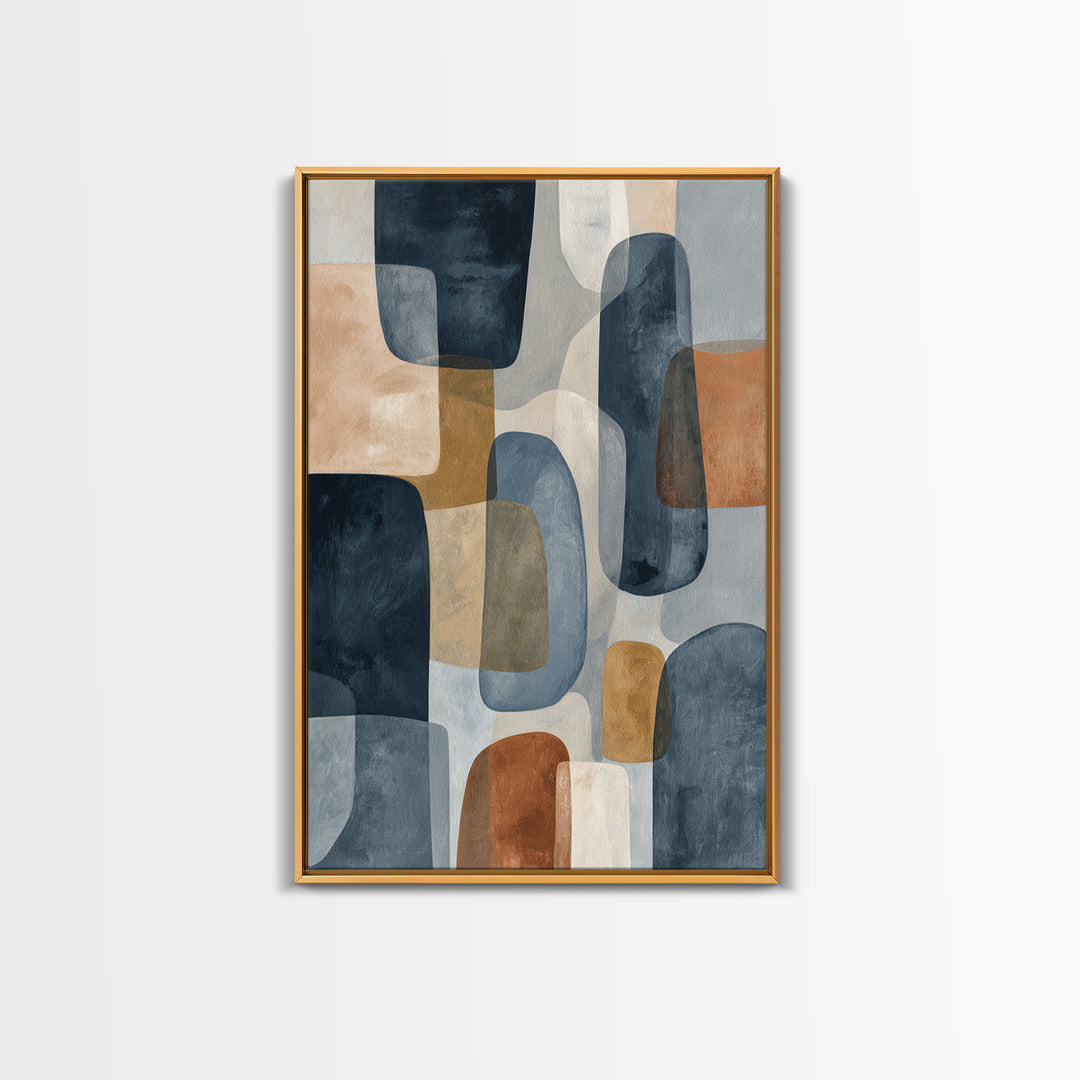 Quiet Stone Stack Canvas Print, Minimalist Art, Abstract Art, Living Room Decor, Minimal, Modern Art, Minimalist Wall Art, MIN-2x3-67