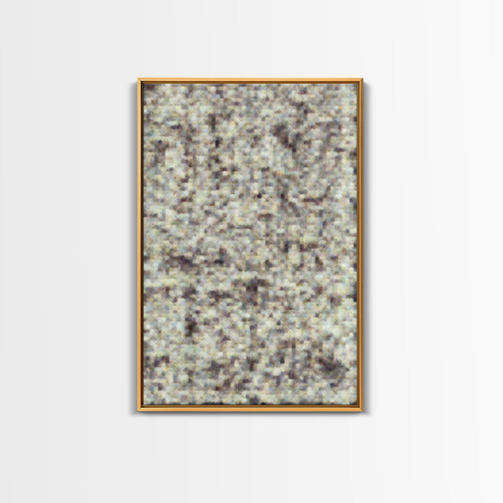 Monochrome Arch and Shadow Composition Framed Canvas Print, Minimalist Art, Abstract Art, Living Room Decor, Fine Art, Minimal, MIN-2x3-88