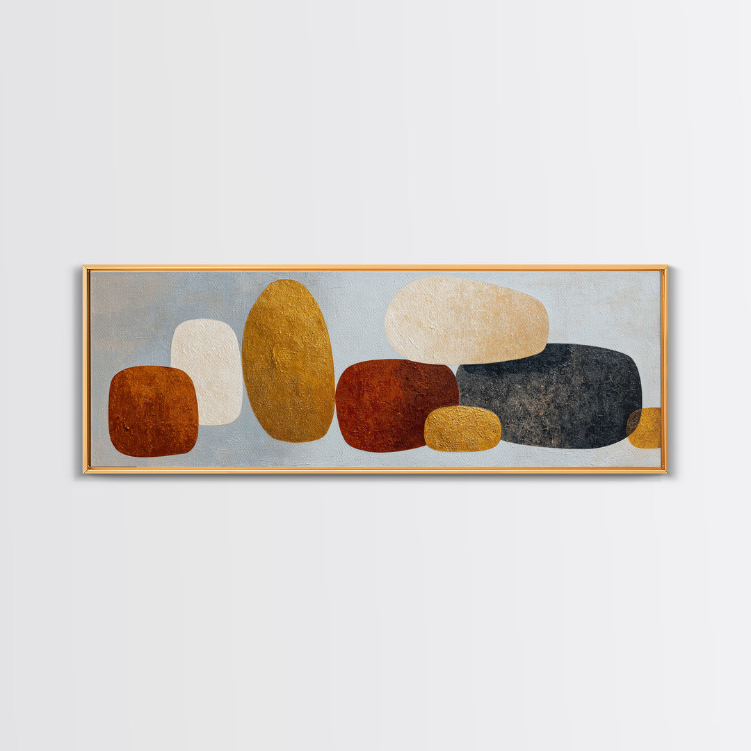 Quiet Stone Stack Canvas Print, Minimalist Art, Fine Art Print, Living Room Decor, Abstract Art, Minimal, Wall Decor, MIN-3x1-3