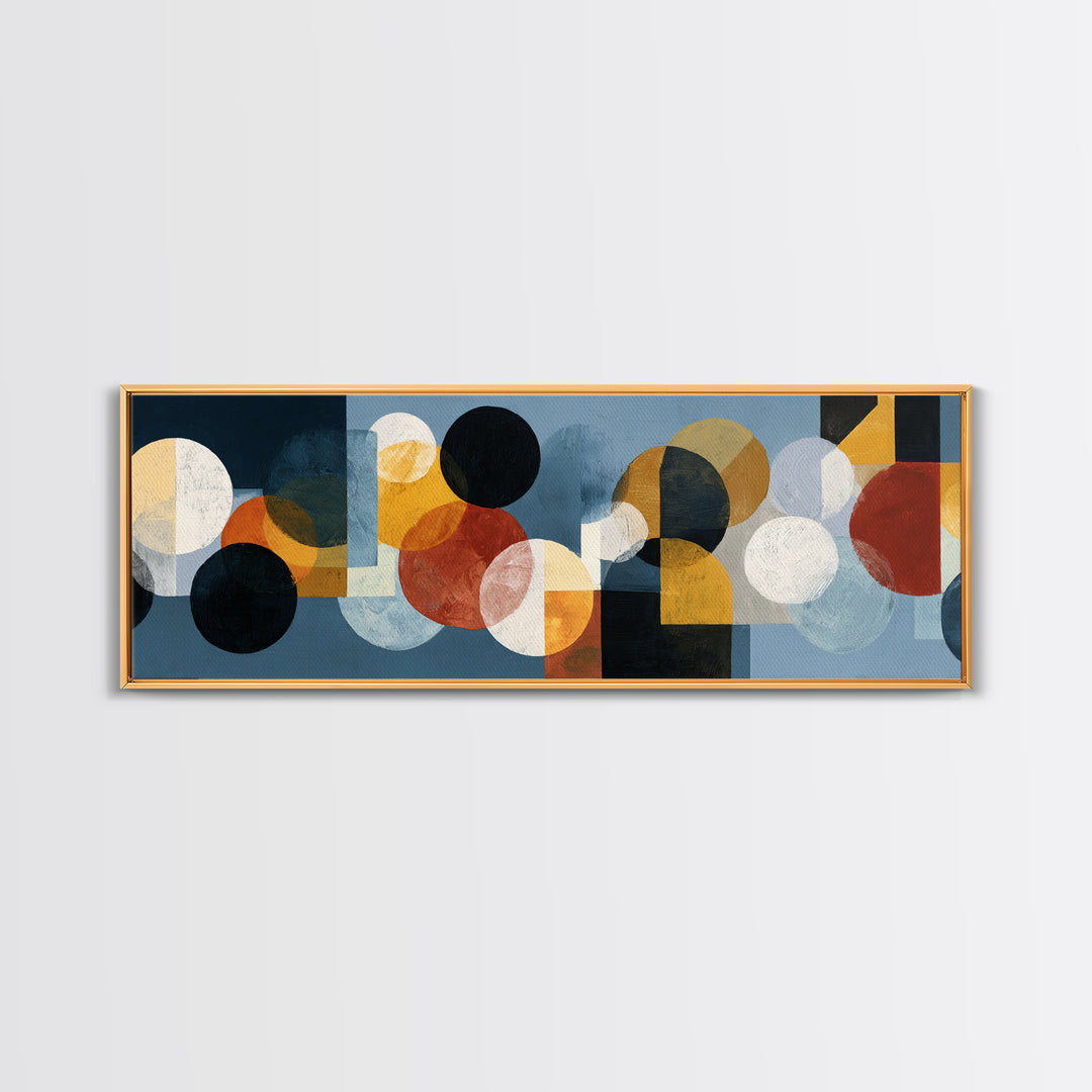 Single Brushstroke Circle Canvas Print, Minimalist Art, Large Wall Art, Living Room Decor, Fine Art, Minimal, Japanese Wall Art, MIN-3x1-38