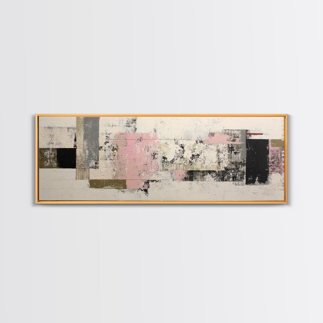 Small Cloud Study Canvas Print, Minimalist Art, Modern Art, Living Room Decor, Oil Painting, Minimal, Minimalist Decor, MIN-3x1-61