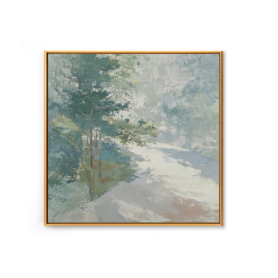 Gentle Forest Path Canvas Print, Medical Office Art, School Nurse Art, Office Decor, Fine Art, Calm, Luxury Decor, Art Print, MOA-1x1-17