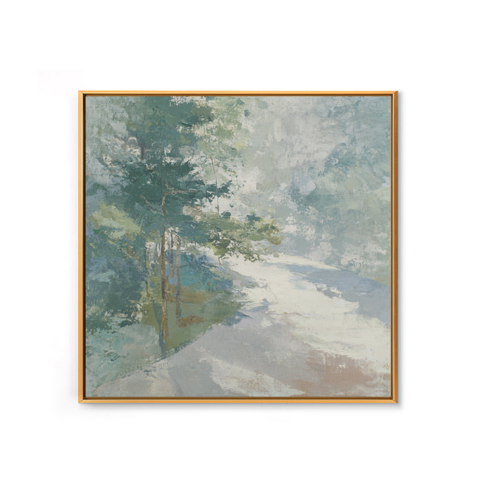Gentle Forest Path Canvas Print, Medical Office Art, School Nurse Art, Office Decor, Fine Art, Calm, Luxury Decor, Art Print, MOA-1x1-17