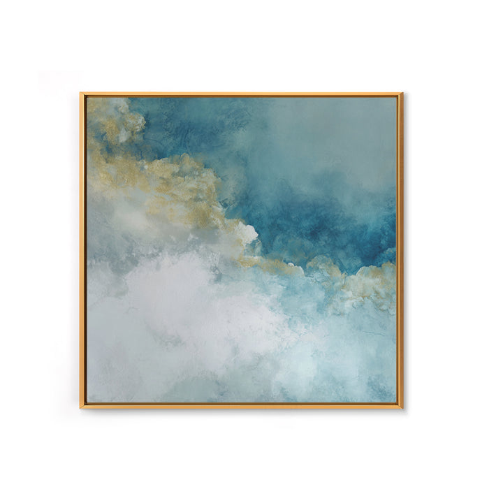 Subtle Marble Texture Canvas Print, Medical Office Art, Medical Art, Office Decor, Watercolor Art, Calm, Biology Art, MOA-1x1-19