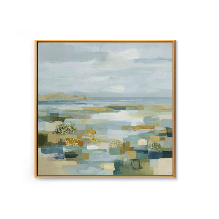 Clean Geometric Composition Framed Canvas Print, Medical Office Art, Biology Art, Office Decor, Abstract Art, Calm, Art Print, MOA-1x1-34