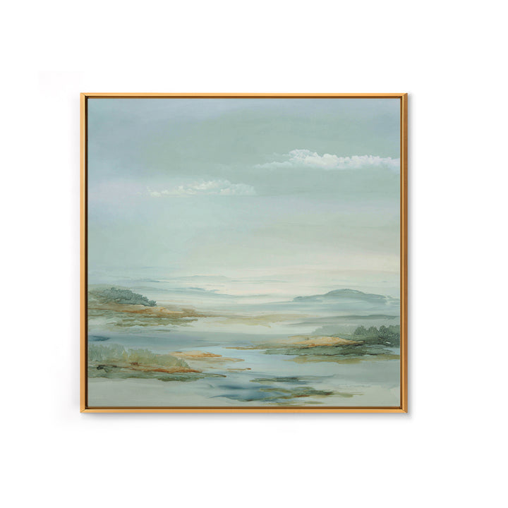 Large Neutral Landscape Framed Canvas Print, Medical Office Art, Art Print, Office Decor, Fine Art, Calm, Printable Art, MOA-1x1-40