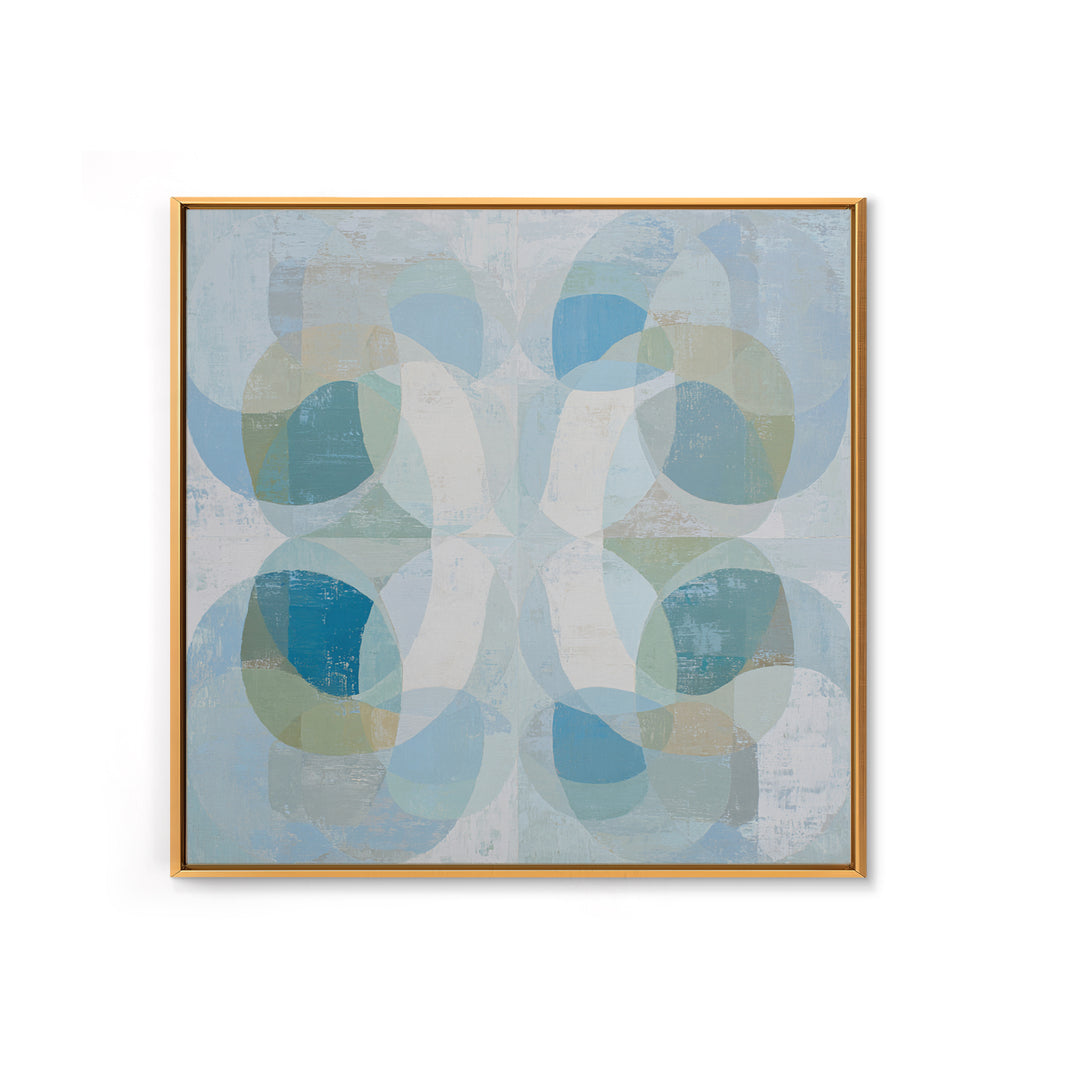 Calming Blue Abstract Canvas Print, Medical Office Art, Modern Decor, Office Decor, Abstract Art, Calm, Home Decor, Wall Decor, MOA-1x1-49
