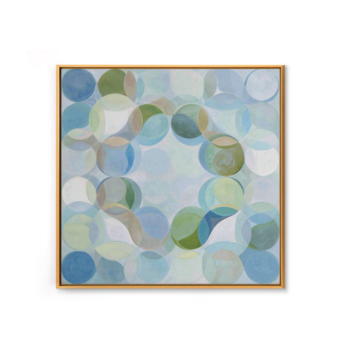 Abstract Cells and Circles as Soothing Pattern Canvas Print, Medical Office Art, Science Art, Office Decor, Abstract Art, Calm, MOA-1x1-5
