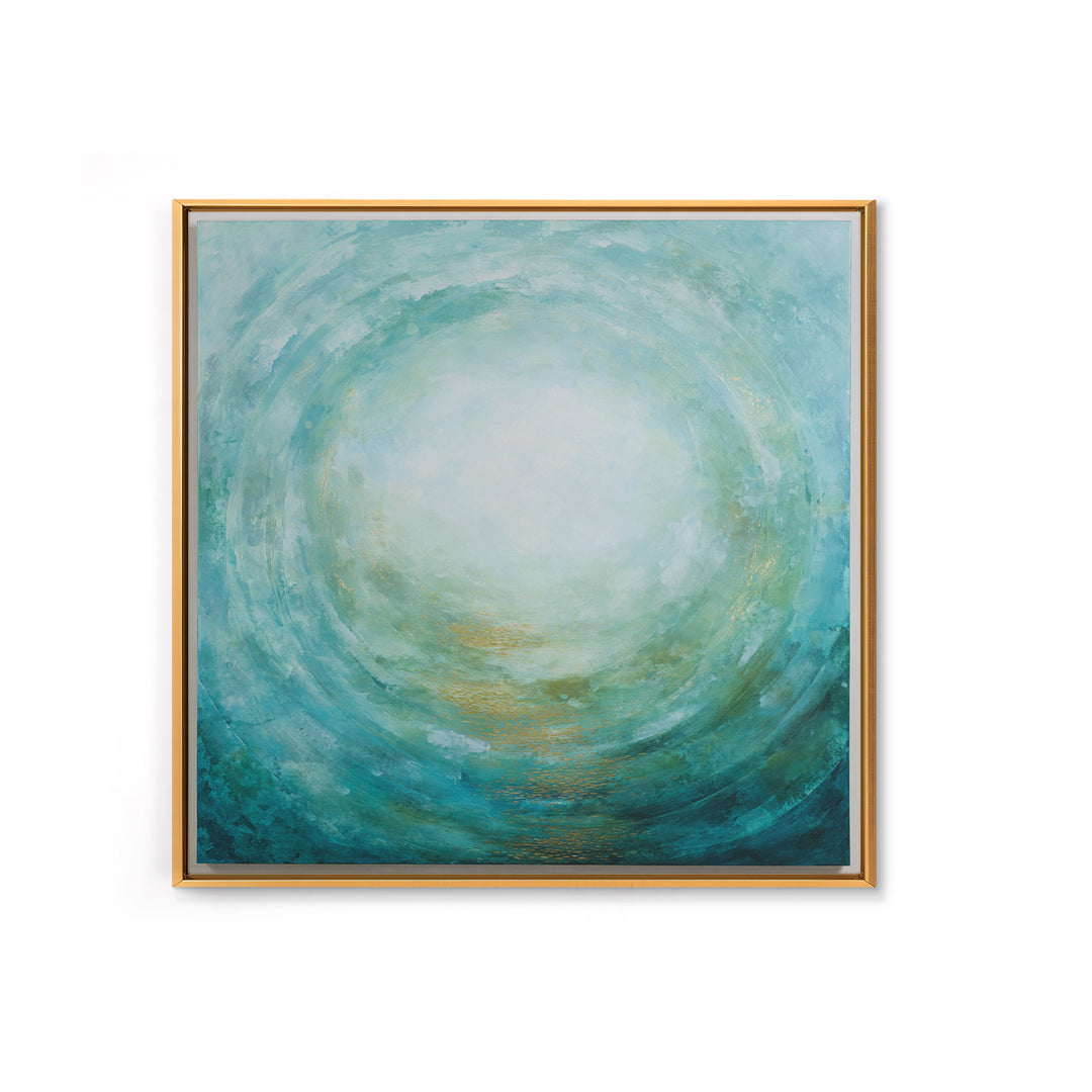 Abstract Healing Spiral Framed Canvas Print, Medical Office Art, Medical School, Office Decor, Fine Art, Calm, Minimalist Decor, MOA-1x1-63