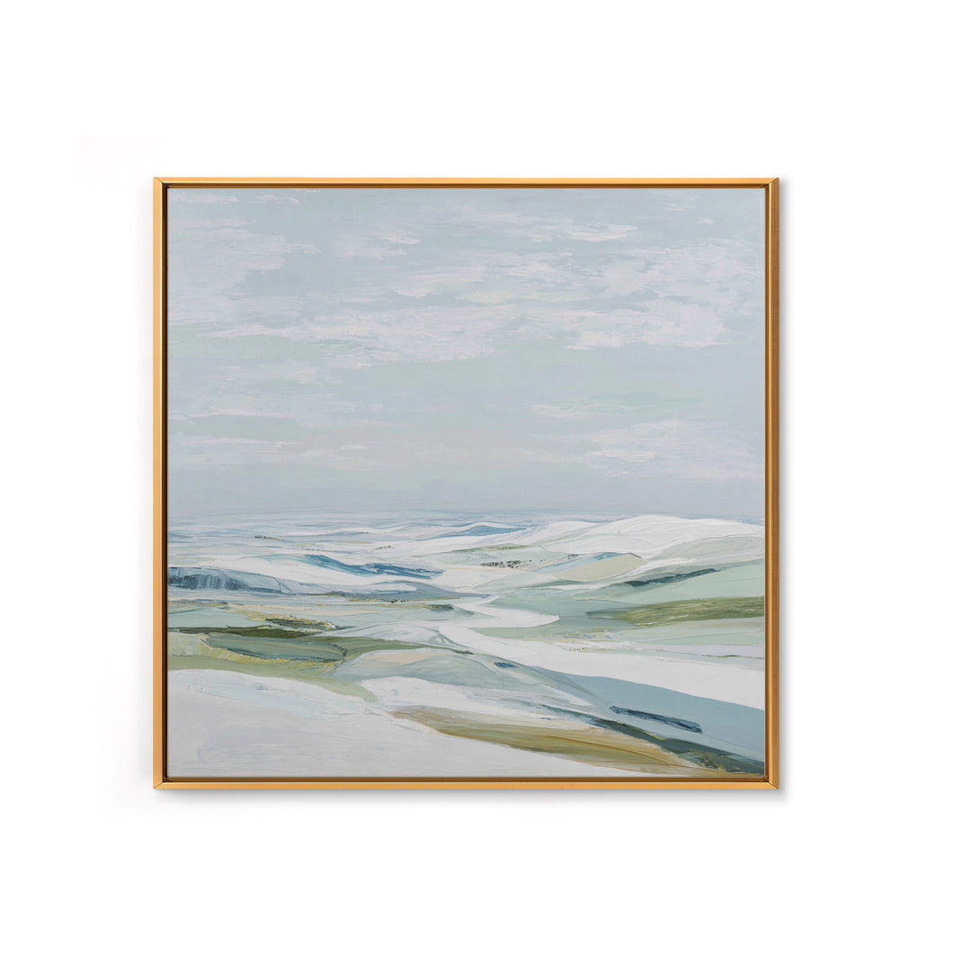 Large Neutral Landscape Framed Canvas Print, Medical Office Art, Brain Poster, Office Decor, Fine Art, Calm, Medical School, MOA-1x1-64