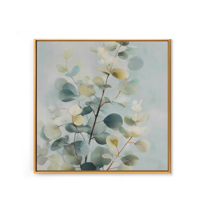 Botanical Eucalyptus Branch Canvas Print, Medical Office Art, Modern Decor, Office Decor, Fine Art, Calm, Home Decor, MOA-1x1-75