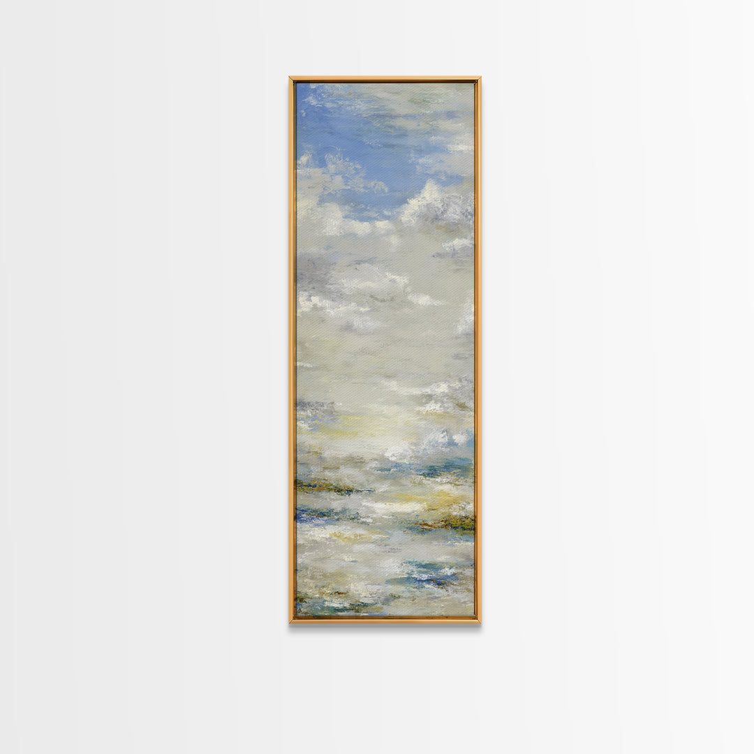 Soft Mountain Landscape Canvas Print, Medical Office Art, Biology Art, Office Decor, Fine Art, Calm, Art Print, Room Decor, MOA-1x3-38