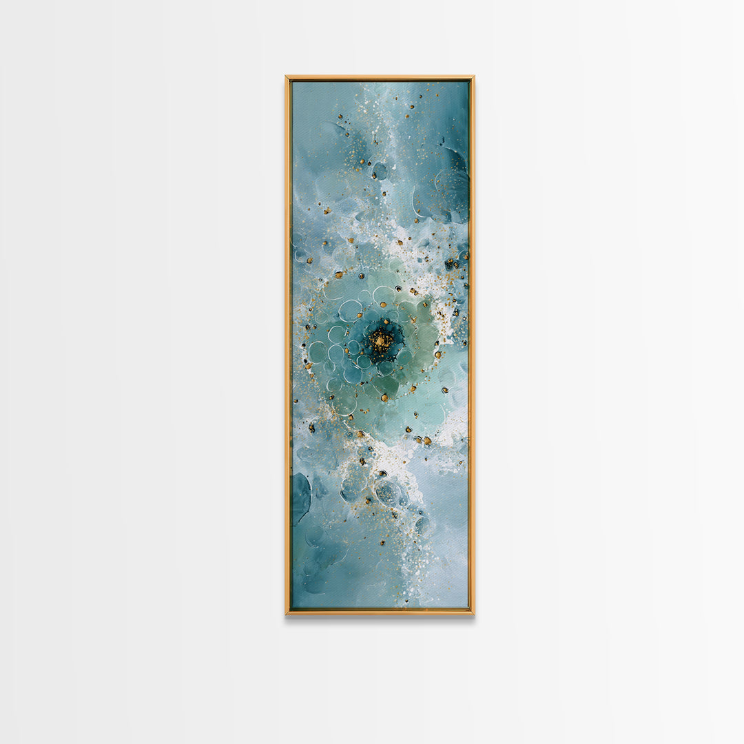Abstract Healing Spiral Canvas Print, Medical Office Art, Medical Decor, Office Decor, Calm, Science Art, Neuroscience Art, MOA-1x3-51