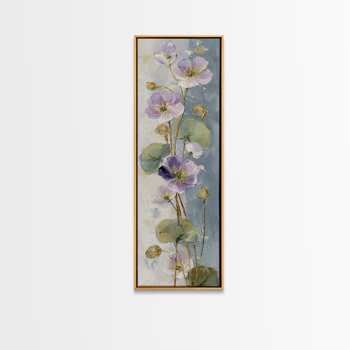 Lavender Botanical Still Life Canvas Print, Medical Office Art, Fine Art Print, Office Decor, Fine Art, Calm, Wall Decor, MOA-1x3-57