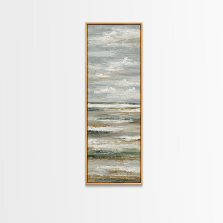 Large Neutral Landscape Framed Canvas Print, Medical Office Art, Printable Card, Office Decor, Fine Art, Calm, School Nurse Art, MOA-1x3-76