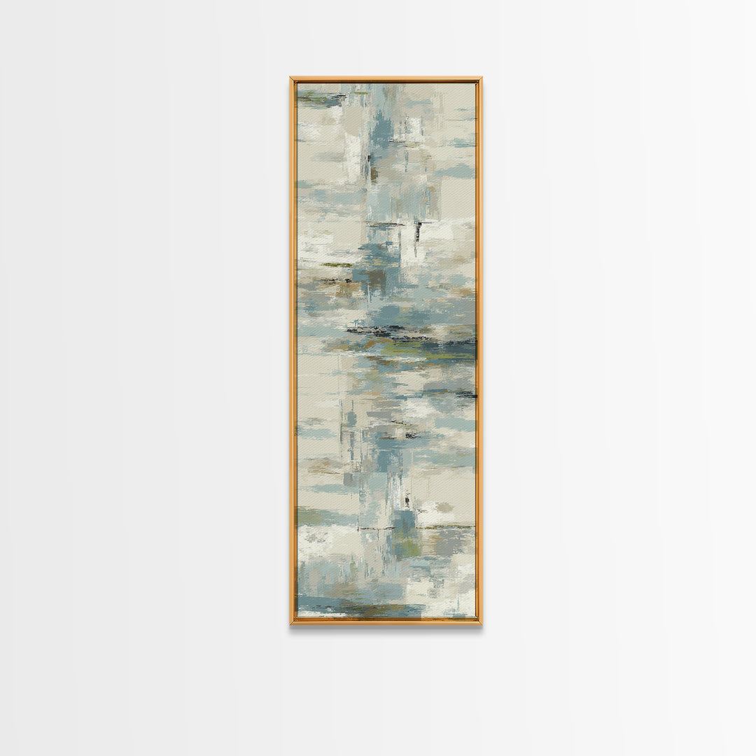 Clean Geometric Composition Canvas Print, Medical Office Art, Fine Art Print, Office Decor, Abstract Art, Calm, Wall Decor, MOA-1x3-94