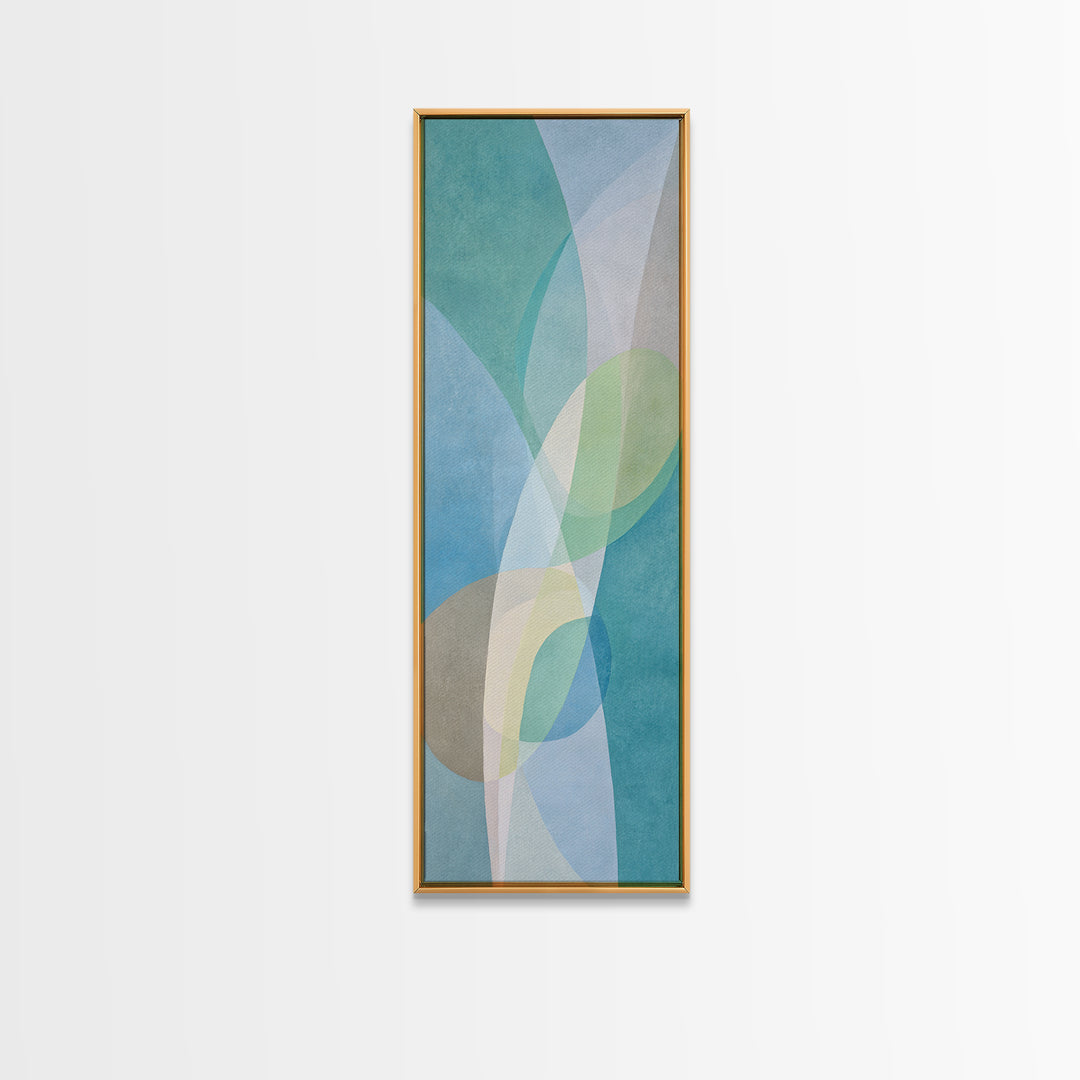 Abstract Healing Spiral Canvas Print, Medical Office Art, Nurse Wall Art, Office Decor, Abstract Art, Calm, Room Decor, MOA-1x3-99