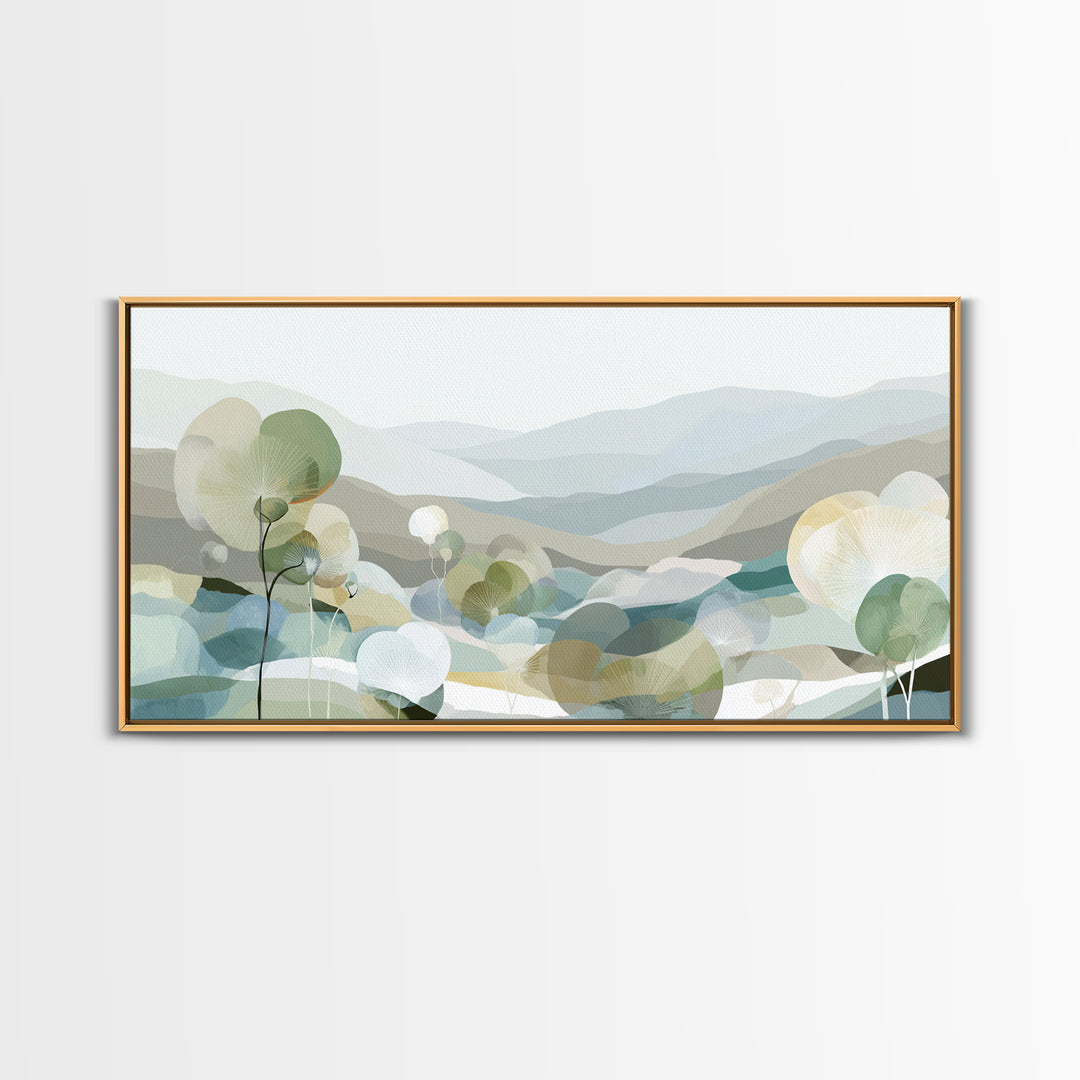 Clean Geometric Composition Framed Canvas Print, Medical Office Art, Luxury Decor, Office Decor, Calm, Digital Wall Art, MOA-2x1-30