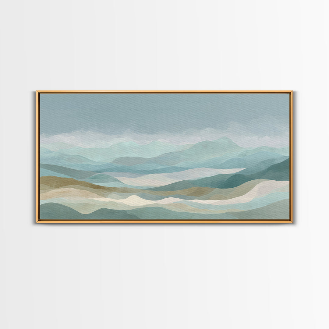 Simple Line Figure Framed Canvas Print, Medical Office Art, Fine Art Print, Office Decor, Fine Art, Calm, Wall Decor, MOA-2x1-38