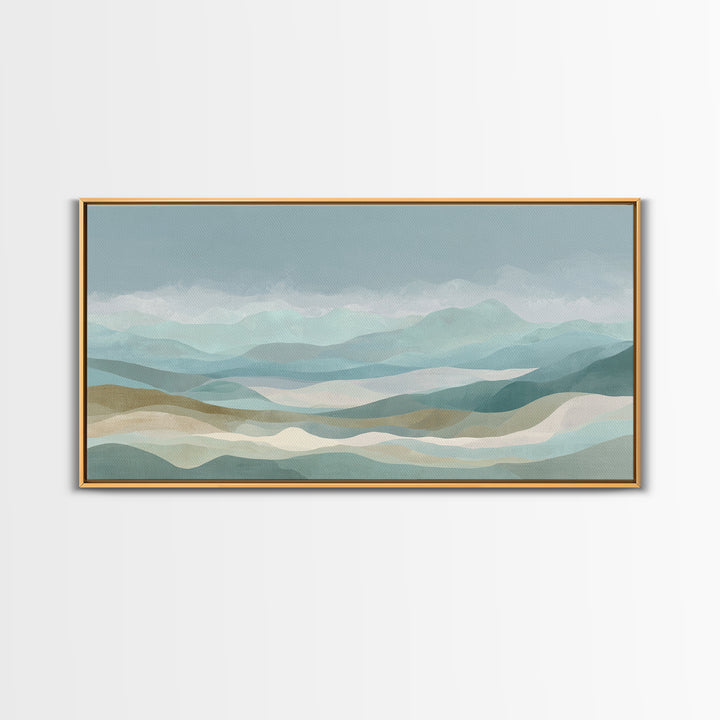 Simple Line Figure Framed Canvas Print, Medical Office Art, Fine Art Print, Office Decor, Fine Art, Calm, Wall Decor, MOA-2x1-38